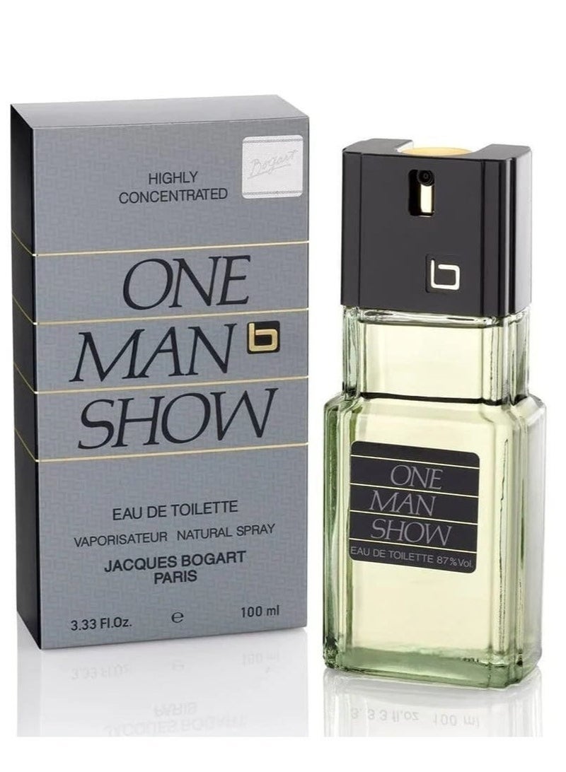 Jacques Bogart One Man Show Eau De Toilette for Men 100ml - Image 2